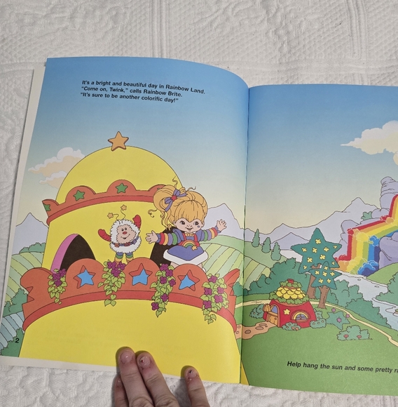 Rainbow brite schoolastic book fair sticker book - Picture 3 of 7